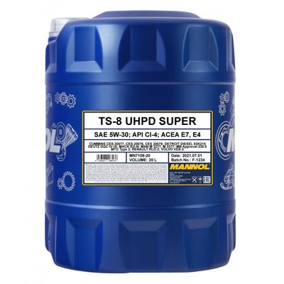 SCT - MANNOL Motoröl Mannol TS-8 UHPD 5W-30 Super [20L] MN7108-20