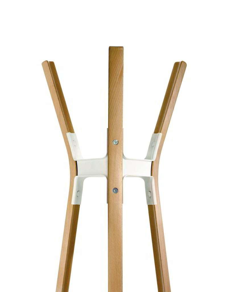Magis Steelwood Coat Stand Kleiderständer (weiß, Buche weiß lackiert) weiß | Buche weiß lackiert AC600/5108