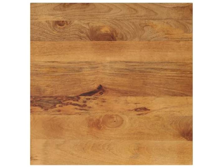 GHVBNMF Tischplatte Massivholz Mango 80x80x2,5 cm Quadratisch Rustikale Ersatztischplatte aus Mango Massivholz in Eichen-Optik für Gastronomie, Küche und Esszimmer.