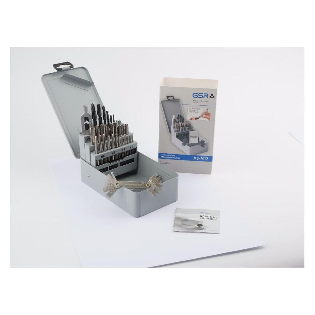 GSR 30 tlg. HSS Handgewindebohrersatz DIN 2184-2 M3-M12 (00708060)