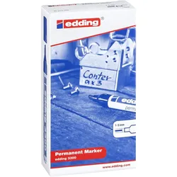 Edding, Marker, Permanentmarker 3300 1-5mm 10 St sort. (10x)