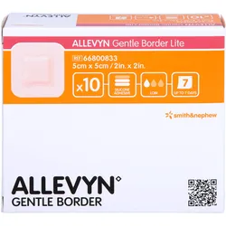 Allevyn Gentle Border Lite 5x5 cm Schaumverb. 10 ST