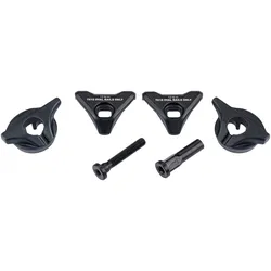 RockShox Sattelklemmschelle oval Aluminium schwarz