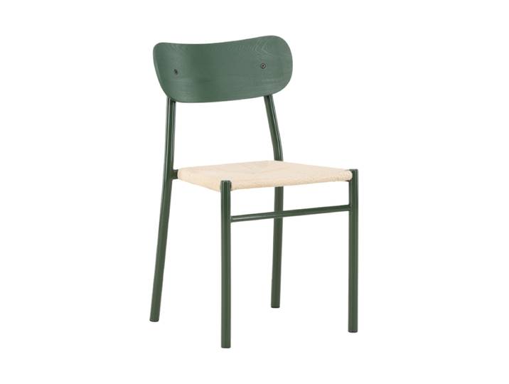 Esszimmerstuhl „Polly“ Dunkelgrün/Beige VE DESIGN