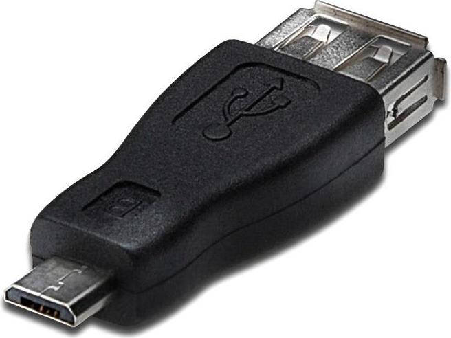 Akyga AK-AD-08 USB naar micro-B adapter, zwart