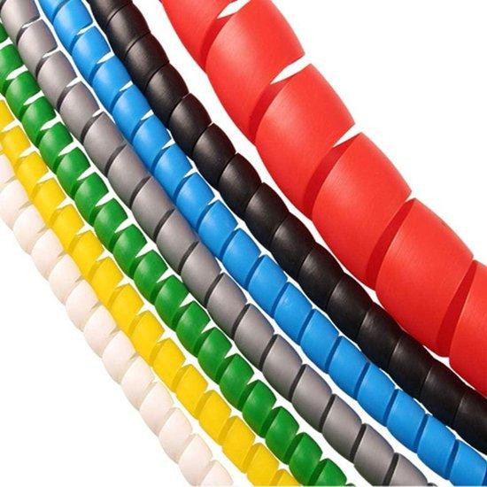 Allecto Plus Kabelorganisator 8 mm - Grijs - 2 meter