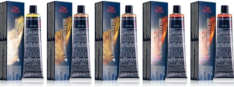 Wella Professionals Koleston Perfect ME+ Bundle Hair Color economy pack shade 55/55, 7/73, 6/73, 6/3, 8/73