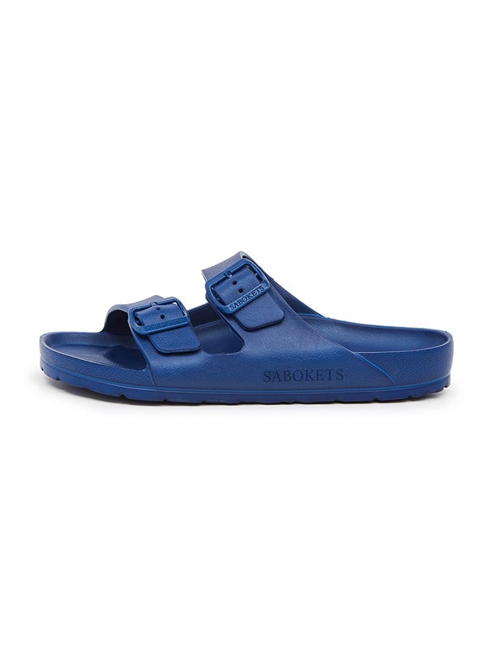 SABOKETS Pantoletten in Blau - 41