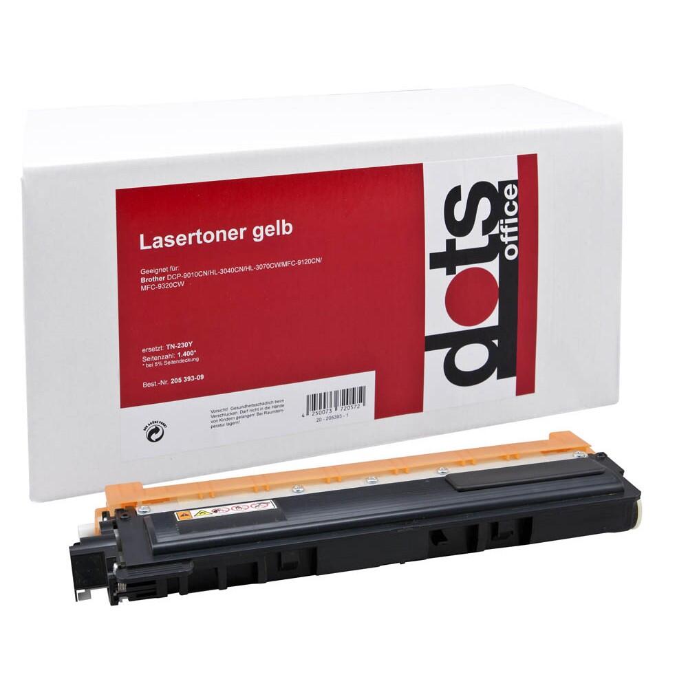 dots Toner kompatibel zu brother TN-230Y gelb 1242,0009-DOTS