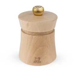 PEUGEOT Salzmühle BAYA 8cm Schoko Buchenholz Stahlmahlwerk Gewürzmühle