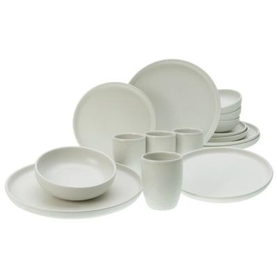 CreaTable Uno Offwhite Kombiservice 16-tlg Steinzeug
