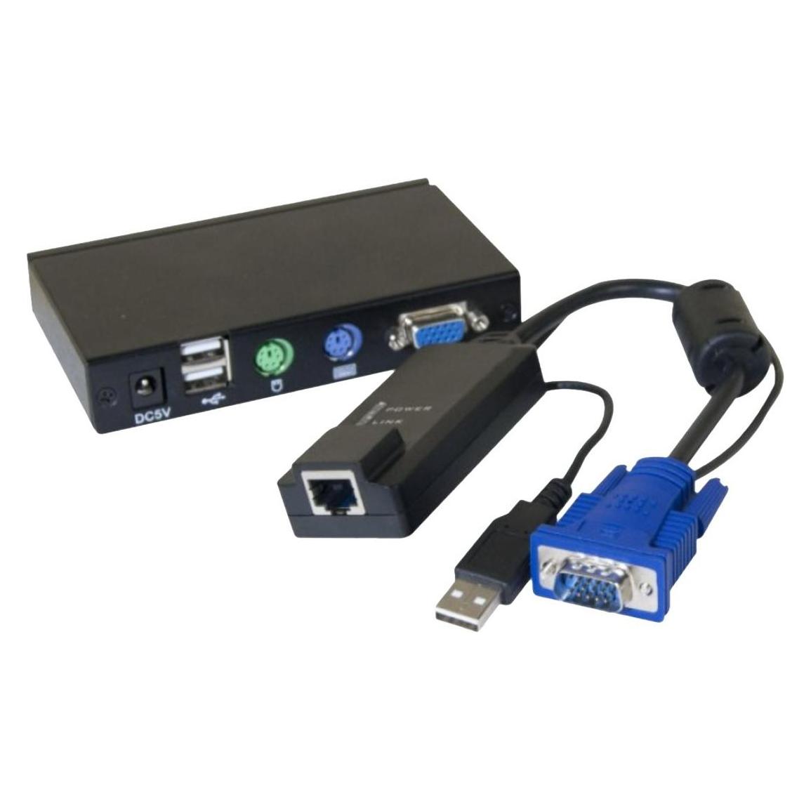 Dexlan KVM-Verlängerung VGA und USB bis 100 Meter (050009)