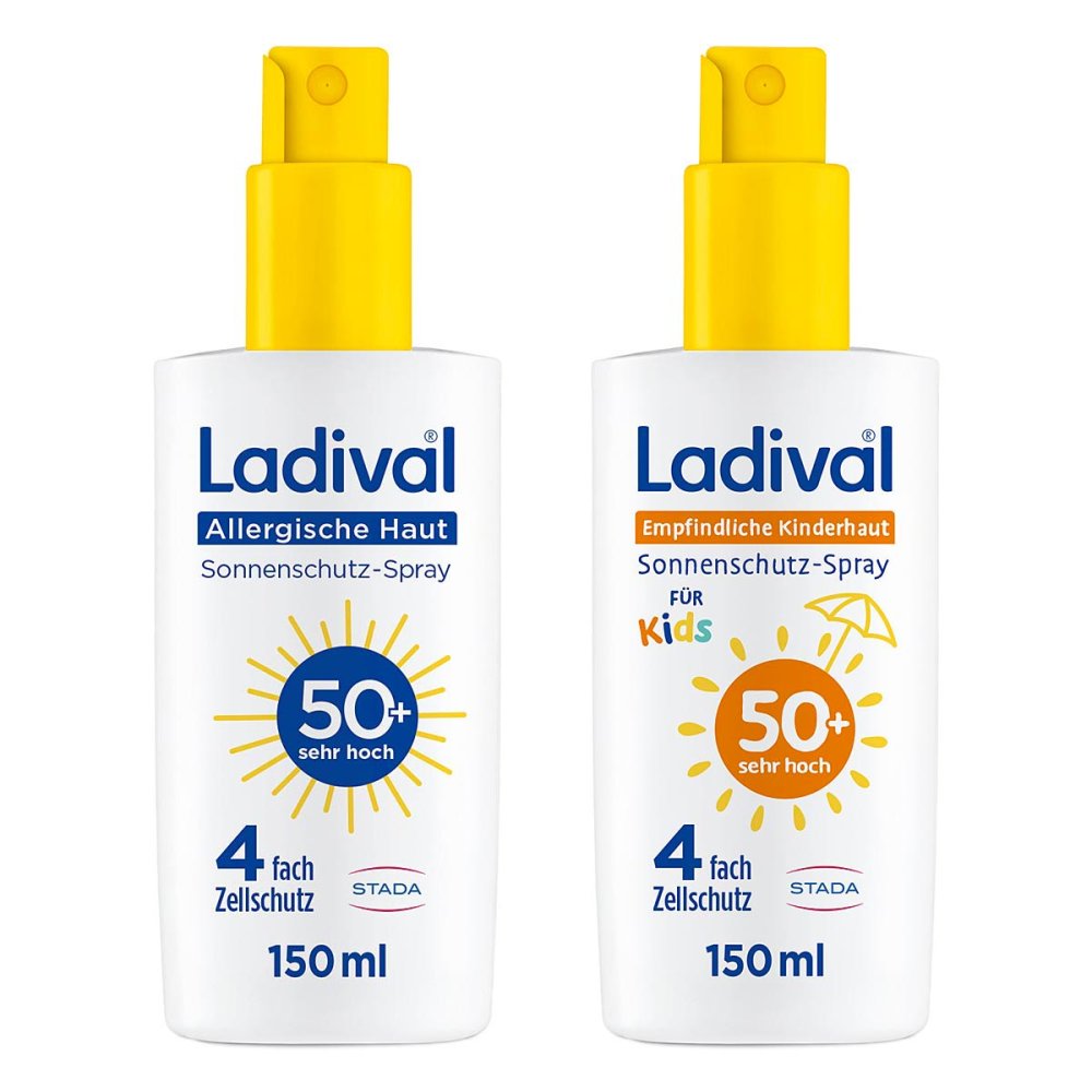 STADA Consumer Health Deutschland GmbH Ladival Sonnenschutzspray Familien-Paket LSF 50 08100919