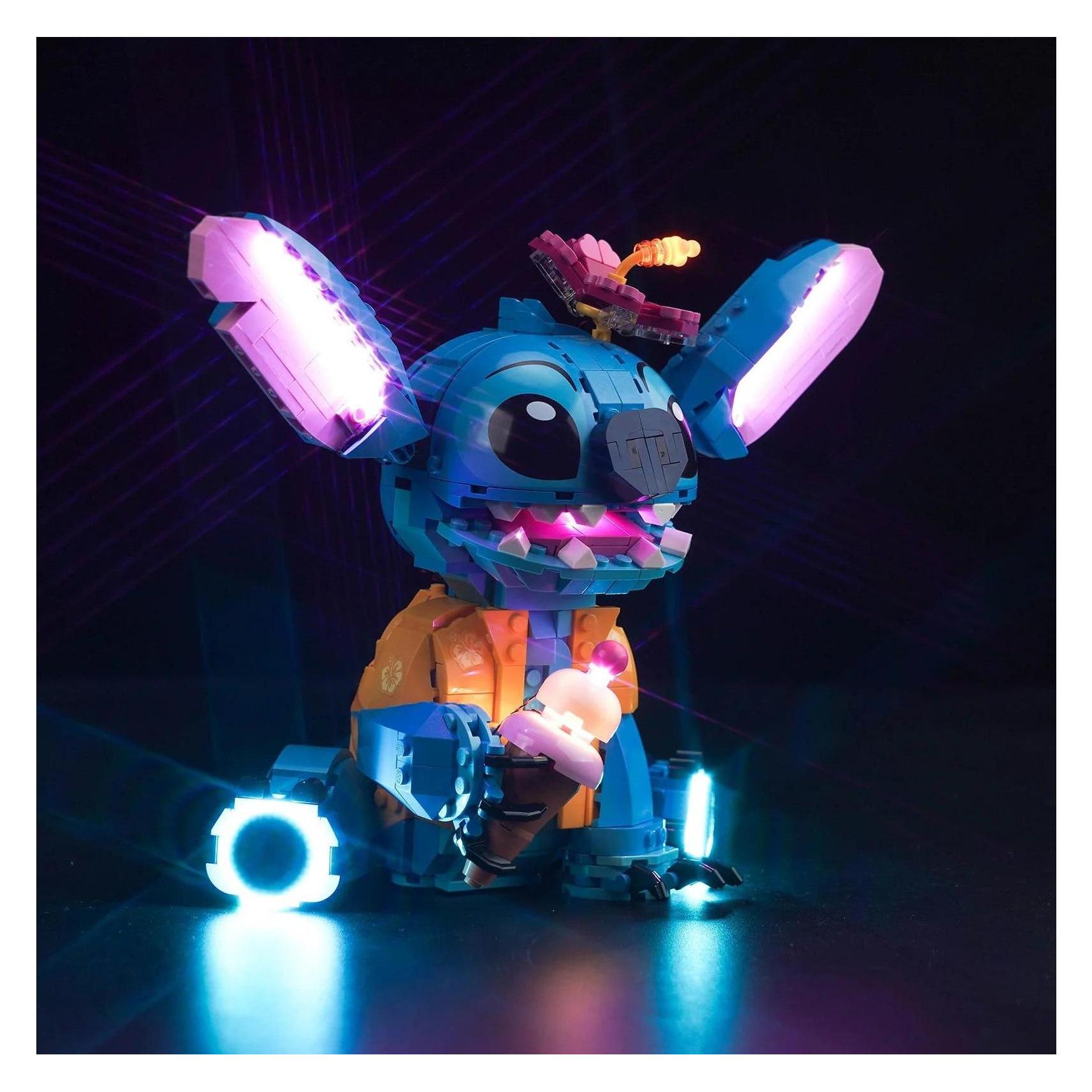 BrickBling LED Licht Set für LEGO Stitch (43249) inkl. Fernbedienung (P62002)