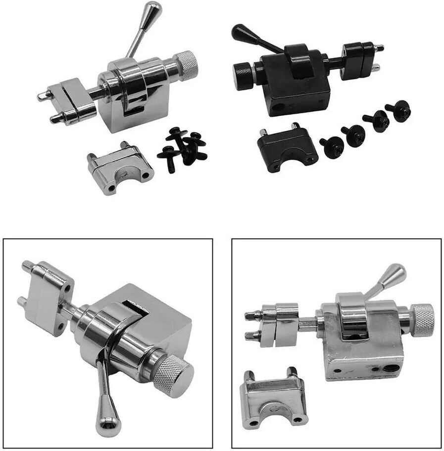 INF Drum Saddle Adjuster - Zinklegierung Drum Lug Adjuster für Snare Drums Schwarz