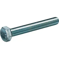 CIMCO 190516 - Sechskantschrauben, Stahl verzinkt, M5 x 16, 100er Pack