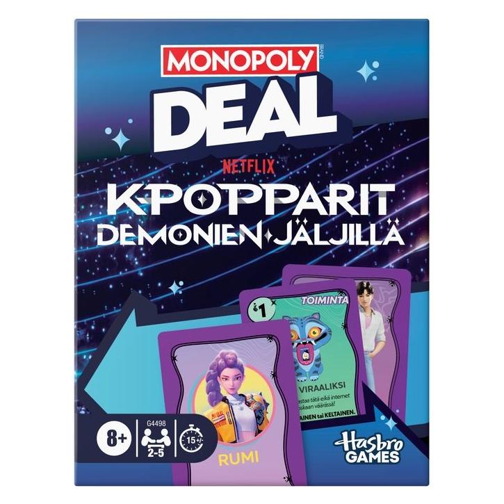 Hasbro Monopoly Deal KPop Demon Hunters (Finnisch, 2 - 4 Spieler) (374-4498109)