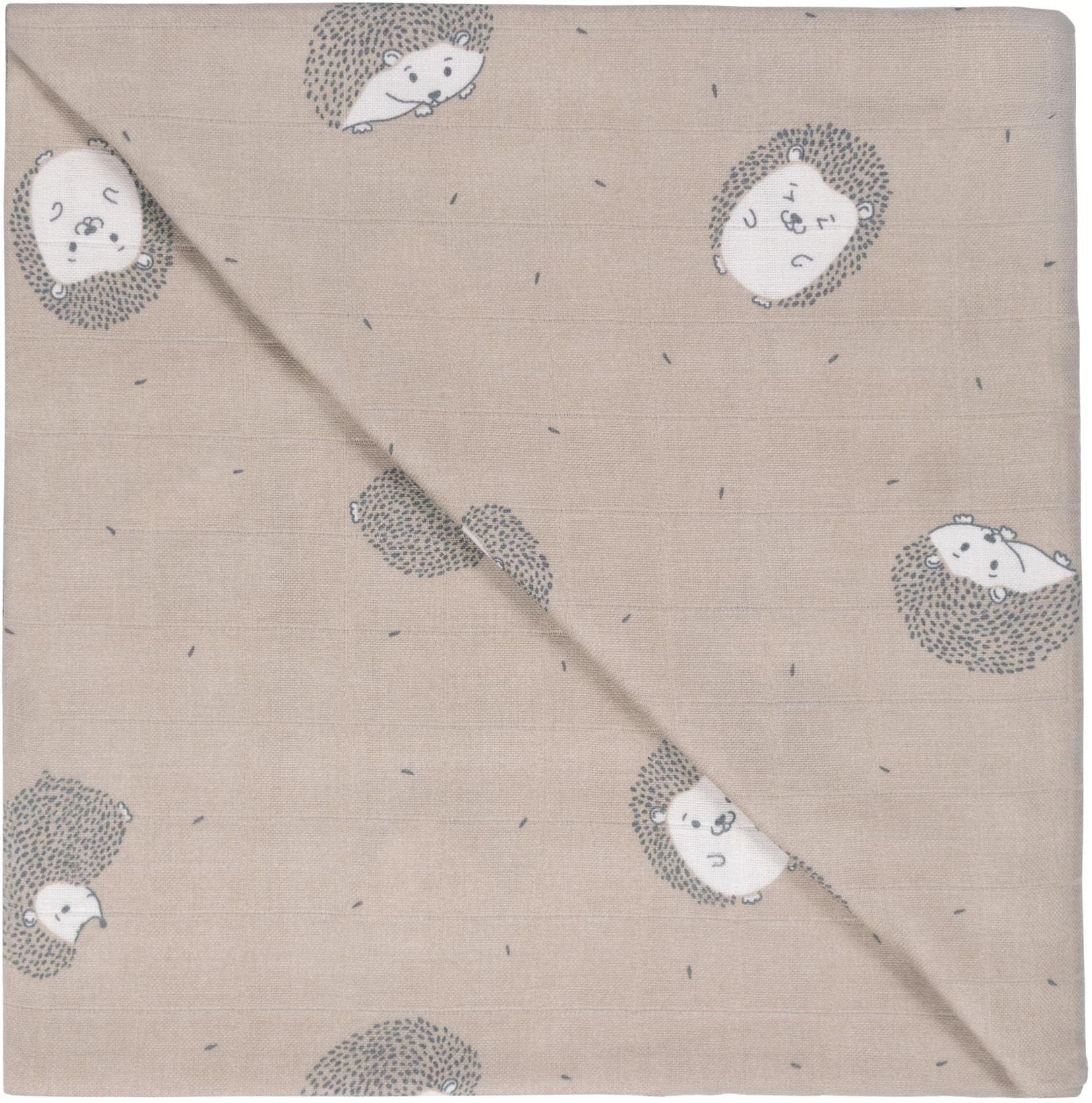 Schnuffeltuch ZEWI BÉBÉ-JOU "Little Henry 120 cm x 120 cm", Baby, beige (braun), Baumwolle, Schnuffeltücher Schnuffeltuch braun Einheitsgröße