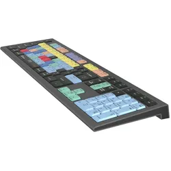 Logickeyboard LKB-CBASE-A2M-DE Tastatur USB QWERTZ Deutsch Schwarz (DE, Kabelgebunden), Tastatur, Schwarz