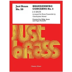 Brandenburg Concerto No. 3: Just Brass Series, No. 59, Sachbücher von Jones, Christopher, Philip, ARR., ED HOWARTH, Elgar, ED MOWAT