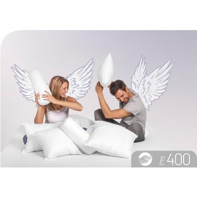 Baumwollkissen SCHLAFSTIL "F400", weiß, B:50cm L:50cm, Bezug: 100% Baumwolle. Meshfutter: 100% Polyester, Kopfkissen, hergestellt in Deutschland, allergikerfreundlich