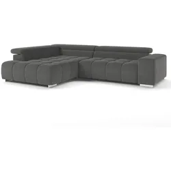 COTTA Ecksofa mit Funktion Orion Stoff Anthracite