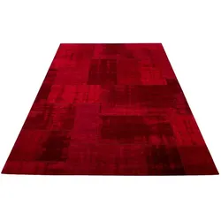 Vintage-Teppich Perugia Mischgewebe Rot Red 140 x 200 cm