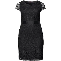 Spitzenkleid - schwarz - 56