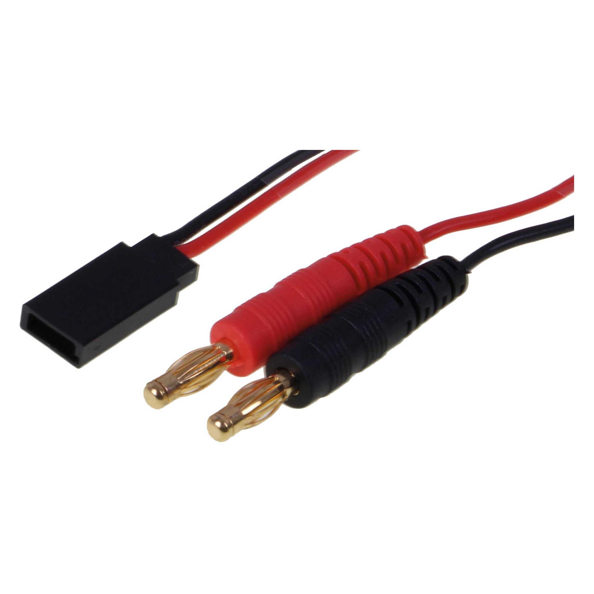 Robbe Modellsport LADEKABEL RX Futaba 20AWG/0,5MM² 50CM mit Bananenstecker 1STK. (46103)