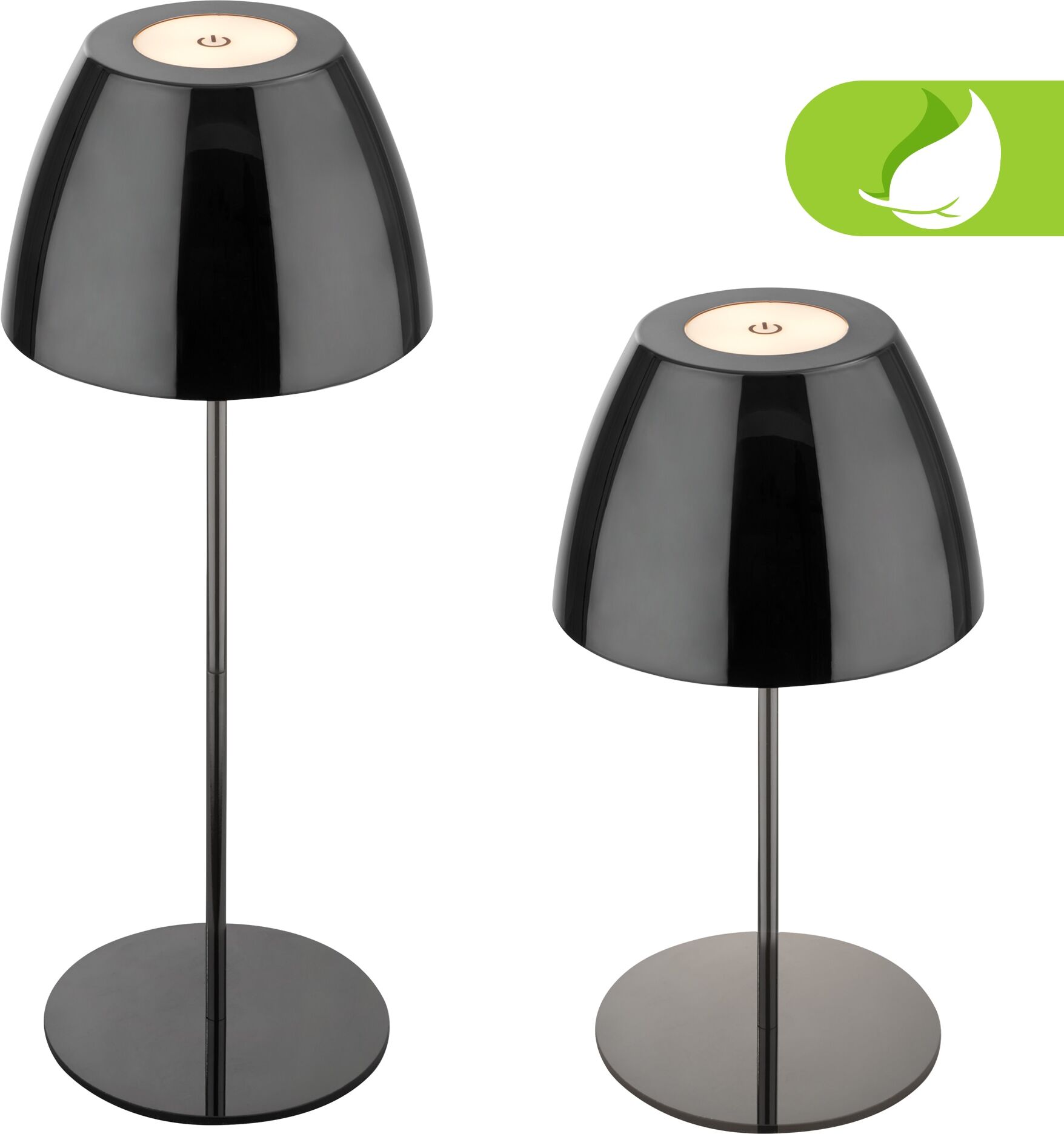 BRILONER LEUCHTEN Tischleuchte "Serina Akku Tischleuchte", schwarz (weiß, neutral), Leuchten, Tischleuchte
