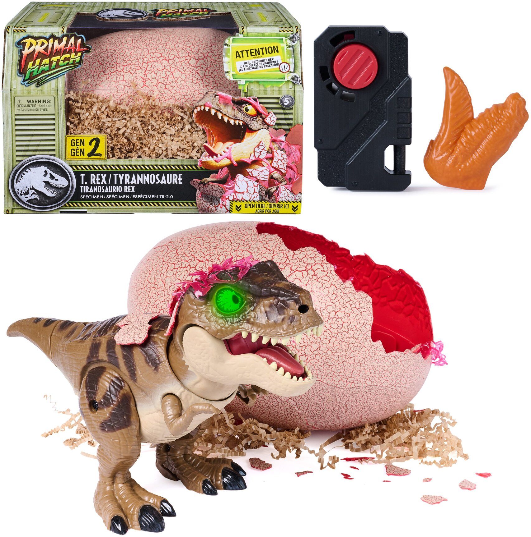 Animale Interattivo Spin Master 6076597 PRIMAL HATCH Dinosauro interat
