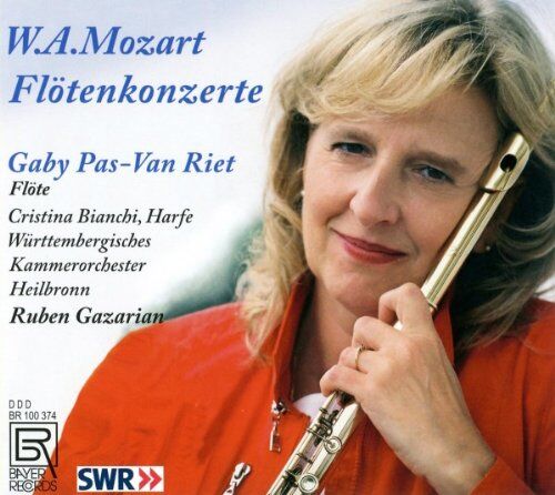 Gaby Pas Van Riet - Mozart: Flötenkonzerte Nr.1 & 2 KV 313 & 314/Konzert für Flöte, Harfe und Orchester KV 299 - Preis vom 17.10.2026 19:25:27 h