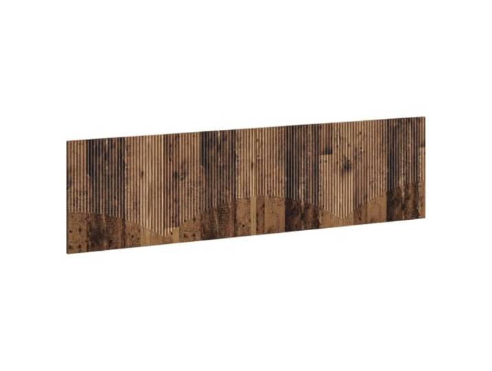 GHVBNMF Wandmontiertes Kopfteil Altholz Holzwerkstoff 200x3x50 cm Platzsparende Wandbett-Rückenlehne mit Stauraum-Fächern für Schlafzimmer und Gästezimmer im modernen Design.