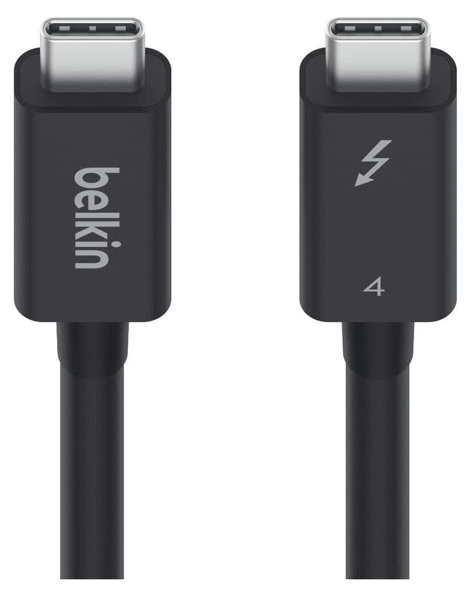 Belkin Thunderbolt 4-kabel USB-C 40 Gb/s 100W 0,8 meter zwart