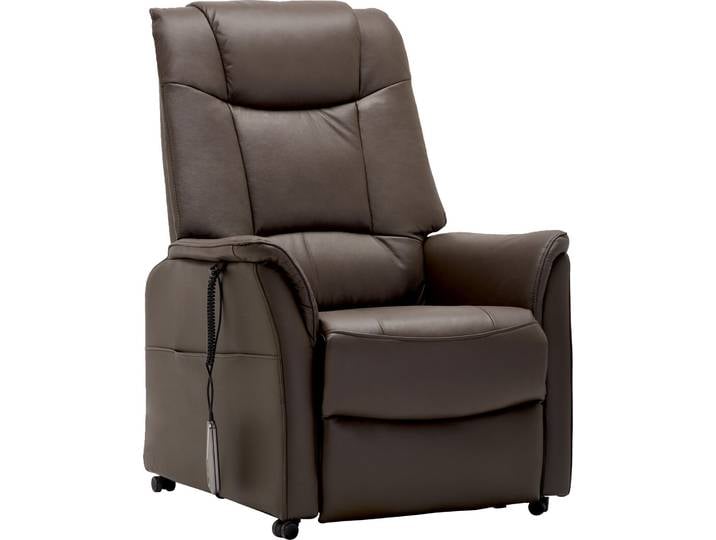Cantus Fernsehsessel GERD, braun, Leder