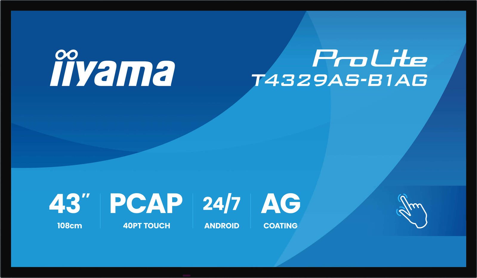 iiyama ProLite T4329AS-B1AG Touch Display 108 cm (42,5 Zoll)