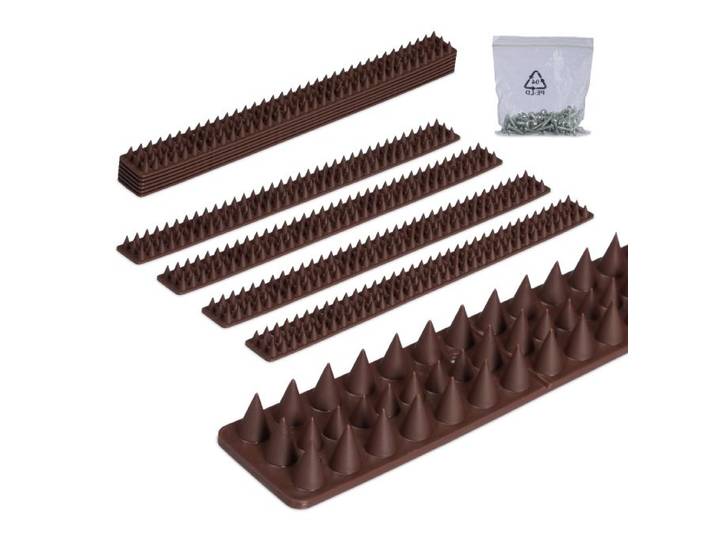 Relaxdays Vogelabwehr Spikes Kunststoff