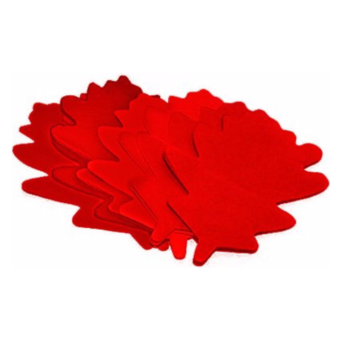 TCM Slowfall Konfetti Eichenblätter 120x120mm, rot, 1kg (51709320)