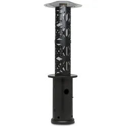 Blumfeldt Goldflame Style Terrassenheizstrahler 11,2 kW 360°-Blick mobil Schwarz