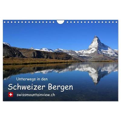 Unterwegs in den Schweizer Bergen - Swissmountainview (Wandkalender 2027 DIN A4 quer), CALVENDO Monatskalender