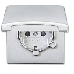 ABB 2CKA002064A0293 Geräteeinsatz erhöhter Berührungsschutz IP44 Aluminium, Weißaluminium (RAL 9006)