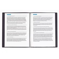FolderSys Sichtbuch DIN A4 schwarz