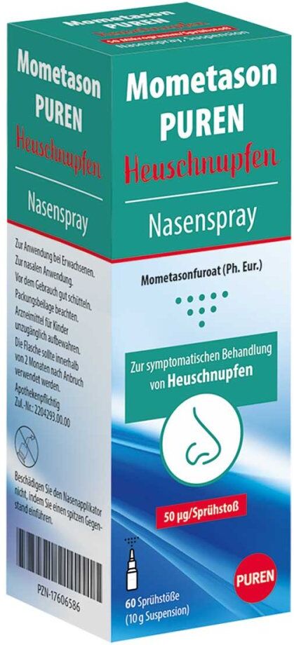 Mometason Puren Heuschnupfenspray 50μg/Sprühst.60