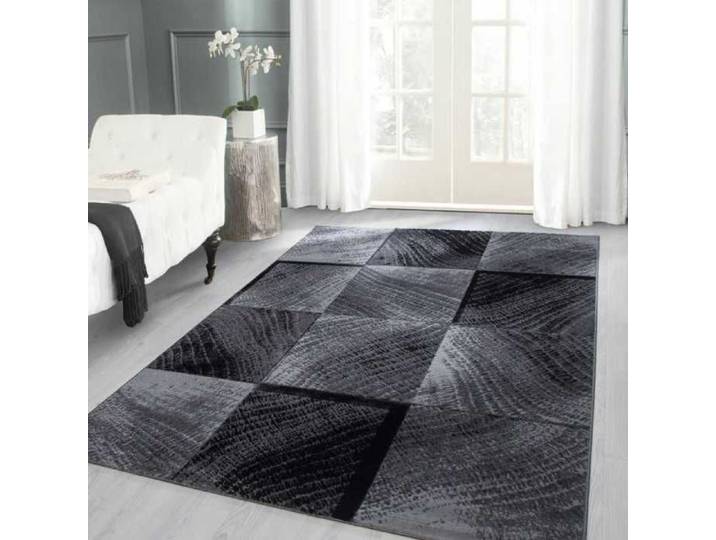 TapisTrend Tapis design Noir 200 x 290 cm moderne Plus 8003 - Ayyildiz