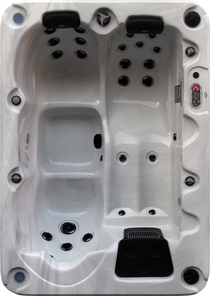 Whirlpool Montreal für 3 Personen mit 28 einstellbaren Massagedüsen 213 x 150 x 78 cm