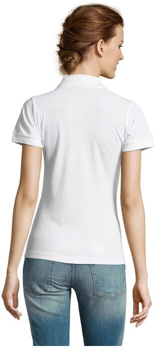 Polo personnalisé polycoton femme PRIME blanc