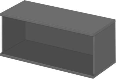 Schäfer Shop Genius Aufsatzregal TETRIS WOOD, 1 OH, B 1000, graphit