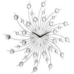 relaxdays Wanduhr XL Glitzer, 50 cm