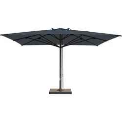 Scolaro Teleskop- / Mittelmastschirm Capri 600 x 600 cm (quadratisch) - Silbergrau