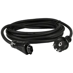 Schuko Stecker HMS-Anschlusskabel mit HMS Steckverbinder BC05, 5m Länge, 3x1.5 mm2